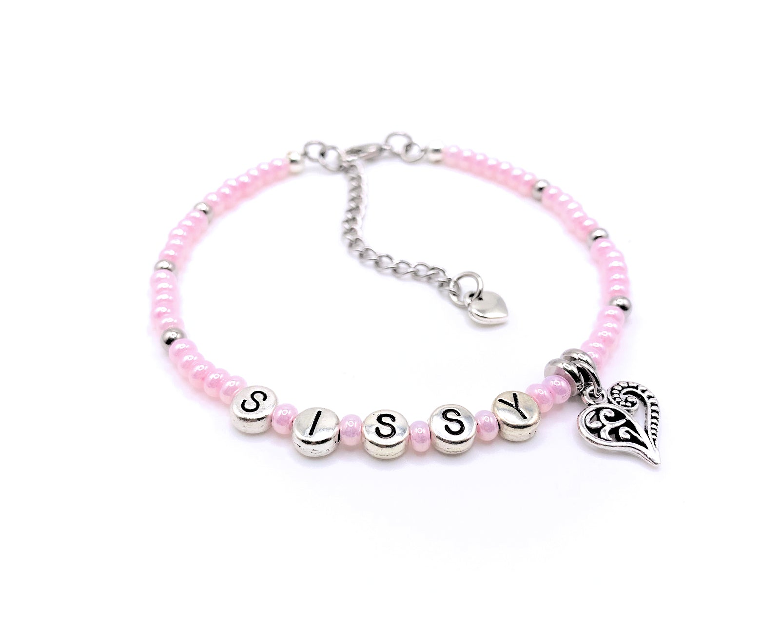 Sissy Anklet   Bracelet With Heart Charm – Ankletme