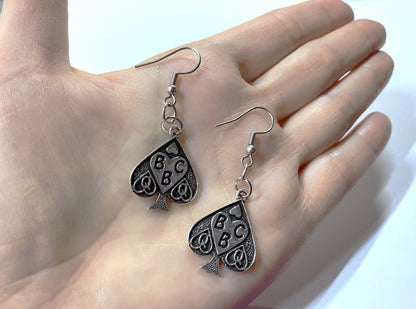 QOS BBC Queen of Spades BBC Owned Earrings